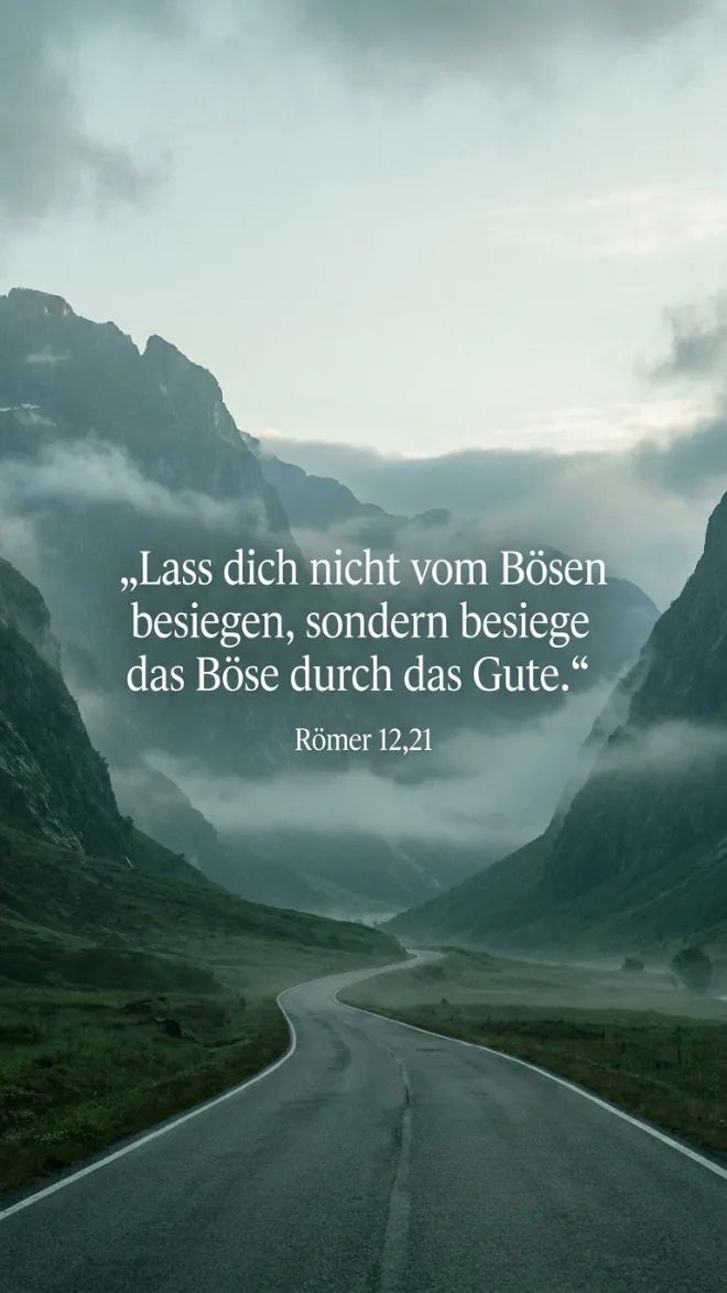 SELAH-Wallpaper: Wolkenhimmel über grünen Hügeln mit einem Bibelvers